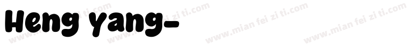 Heng yang字体转换